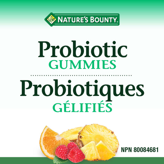 NATURE'S BOUNTY Probiotic Gummies, 60 Count