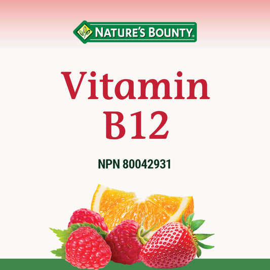 NATURE'S BOUNTY Vitamin B12 Supplement, Helps Maintain Good Health, Value Size, Ummies, 150 Count