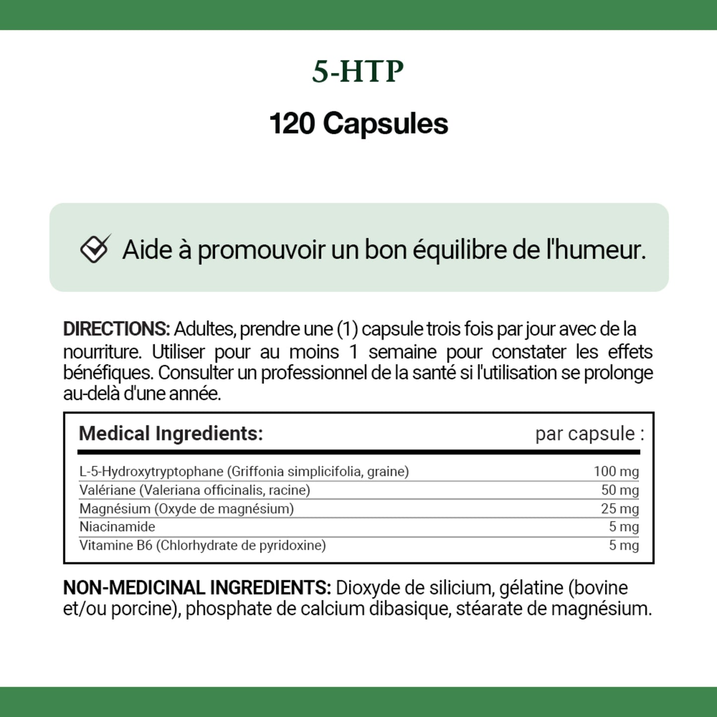 5-HTP 100 mg Plus, For Mood Balance