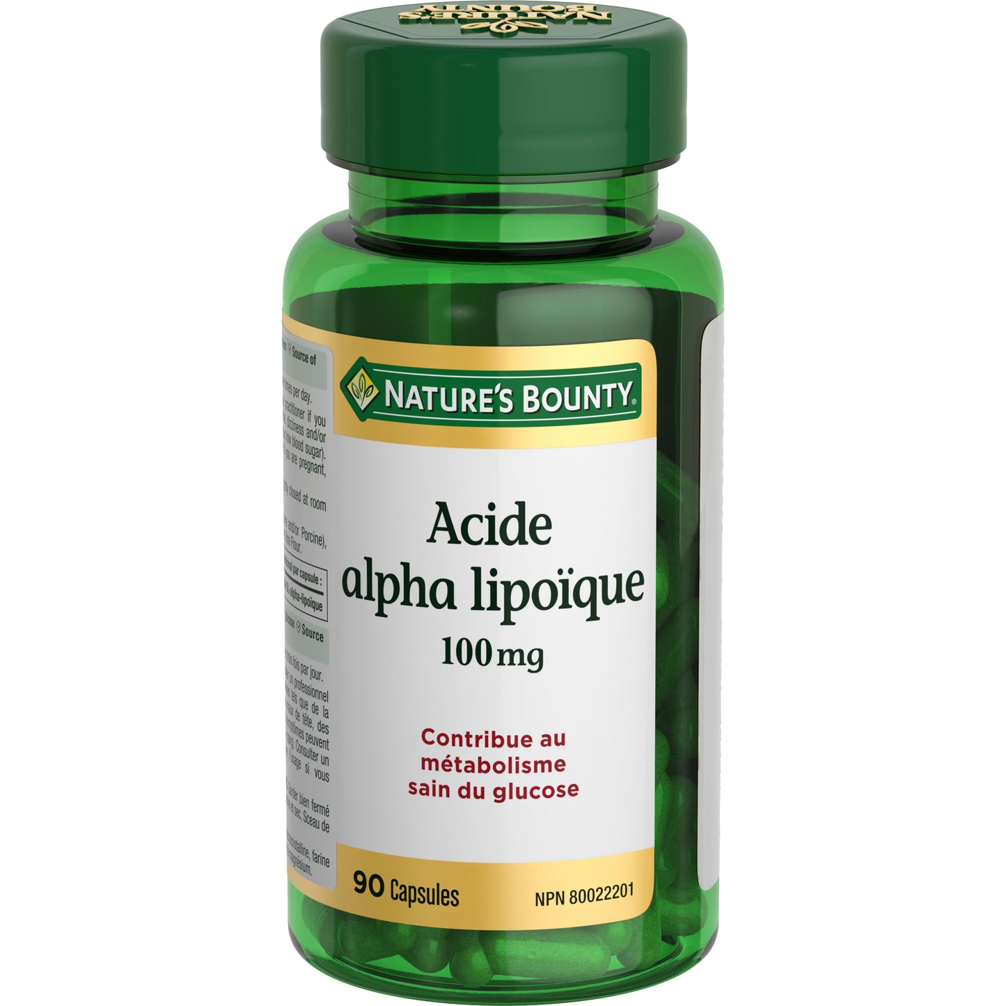 Acide alpha lipoïque 100 mg, métabol. glucose||FR