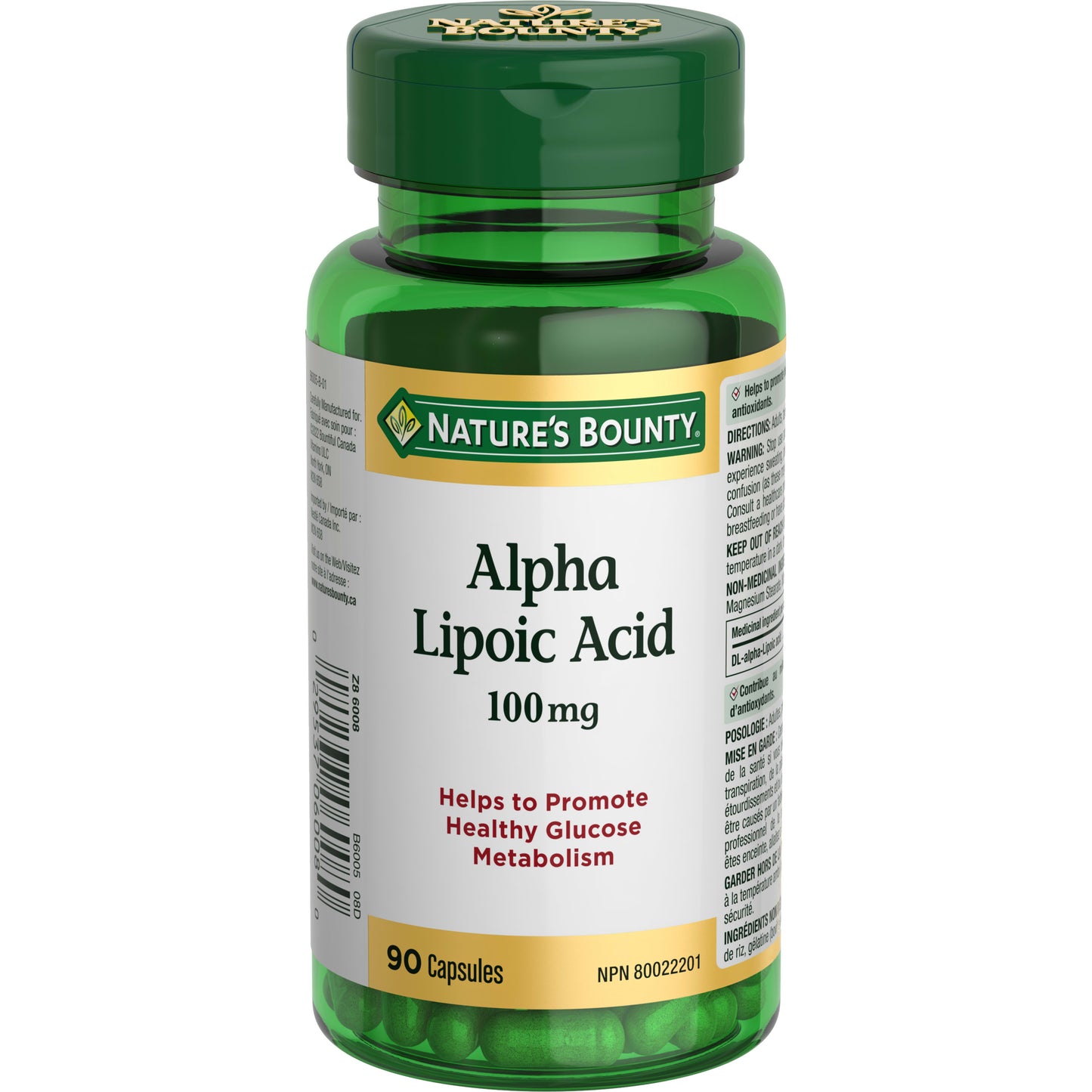 Alpha Lipoic Acid, 100 mg, For Glucose Metabolism
