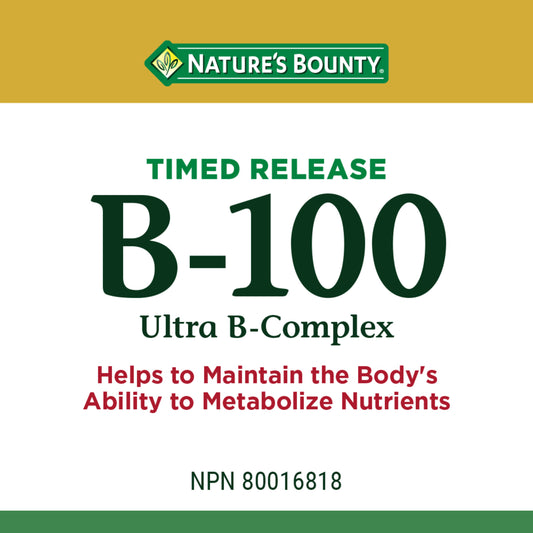 B-100, Ultra B-Complex, Timed Release||EN