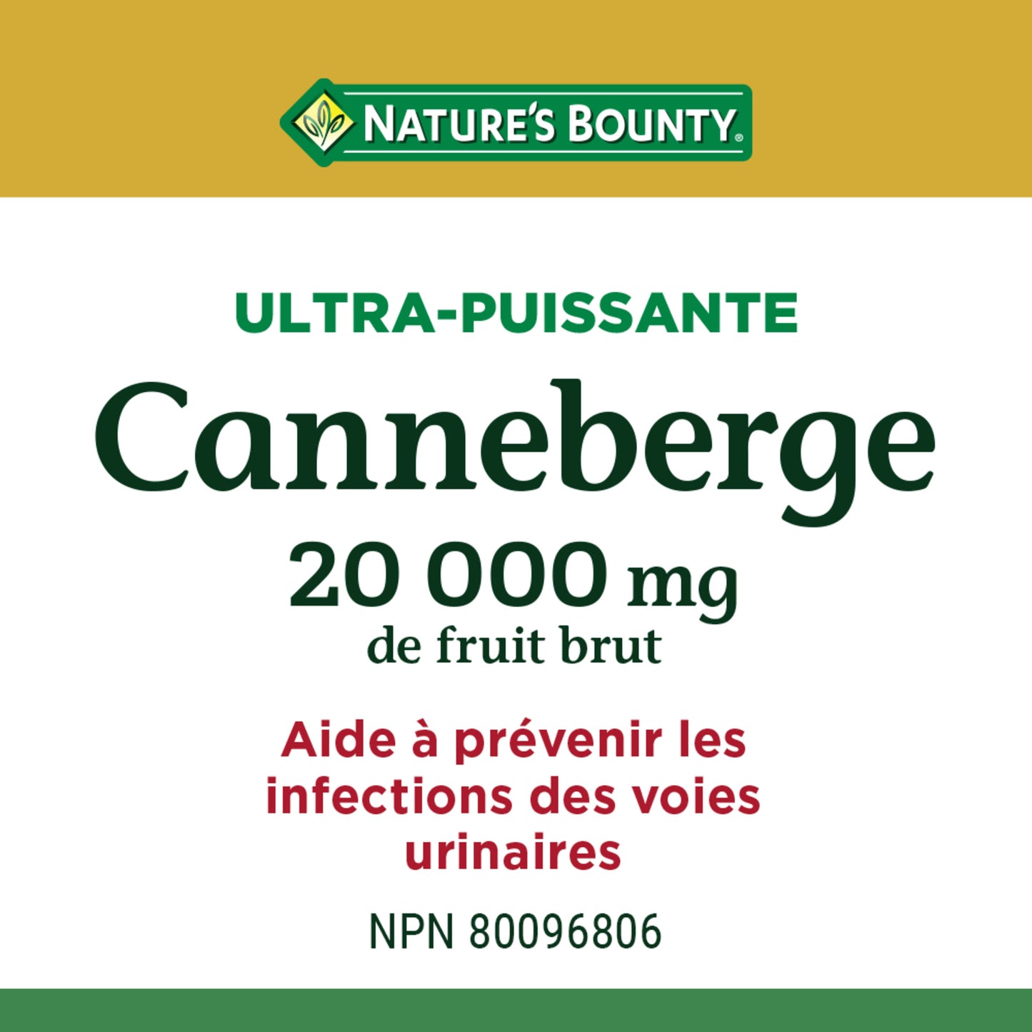 Cranberry, Ultra Potency, 20,000 mg, Capsules