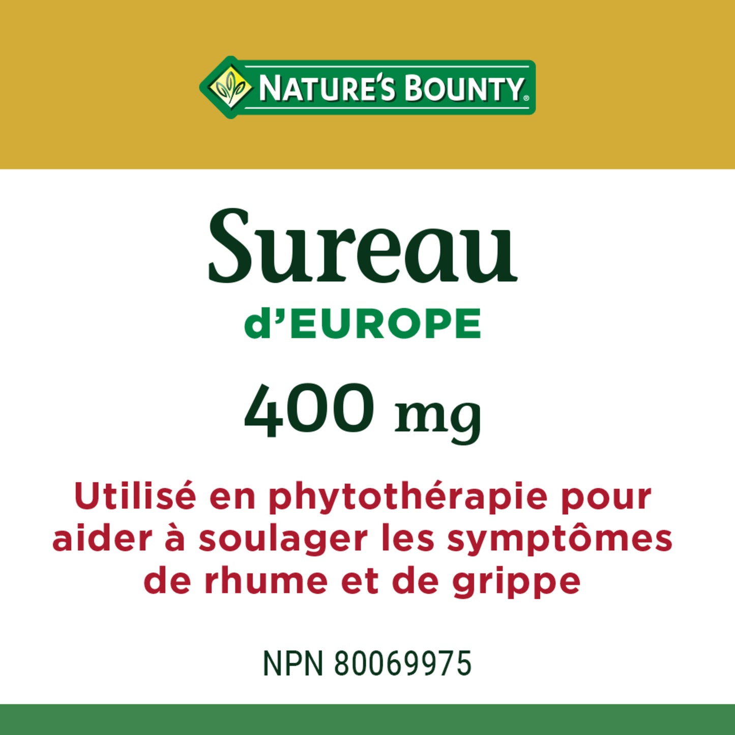 European Elderberry, 400 mg
