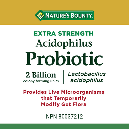 Extra Strength Acidophilus Probiotic, 150 Caplets||EN
