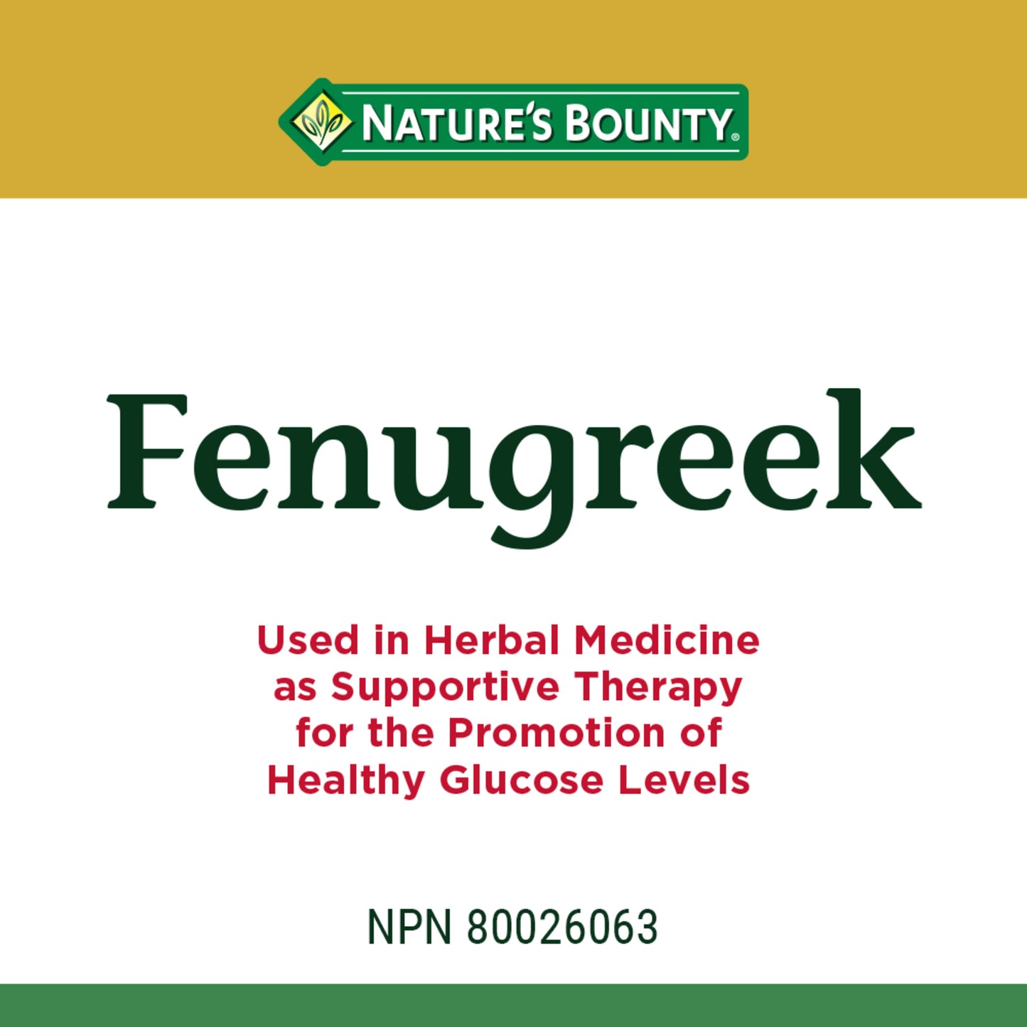Fenugreek, 610 mg, 100 Capsules