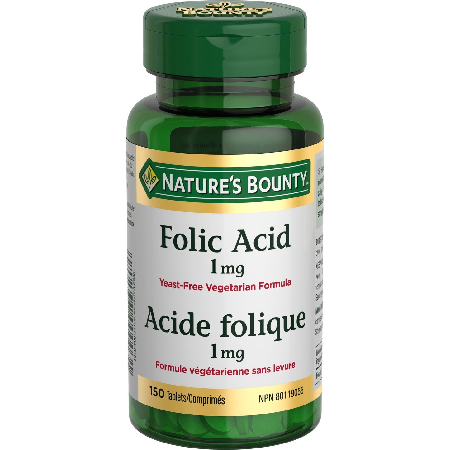Folic Acid 1 mg, 150 Tablets