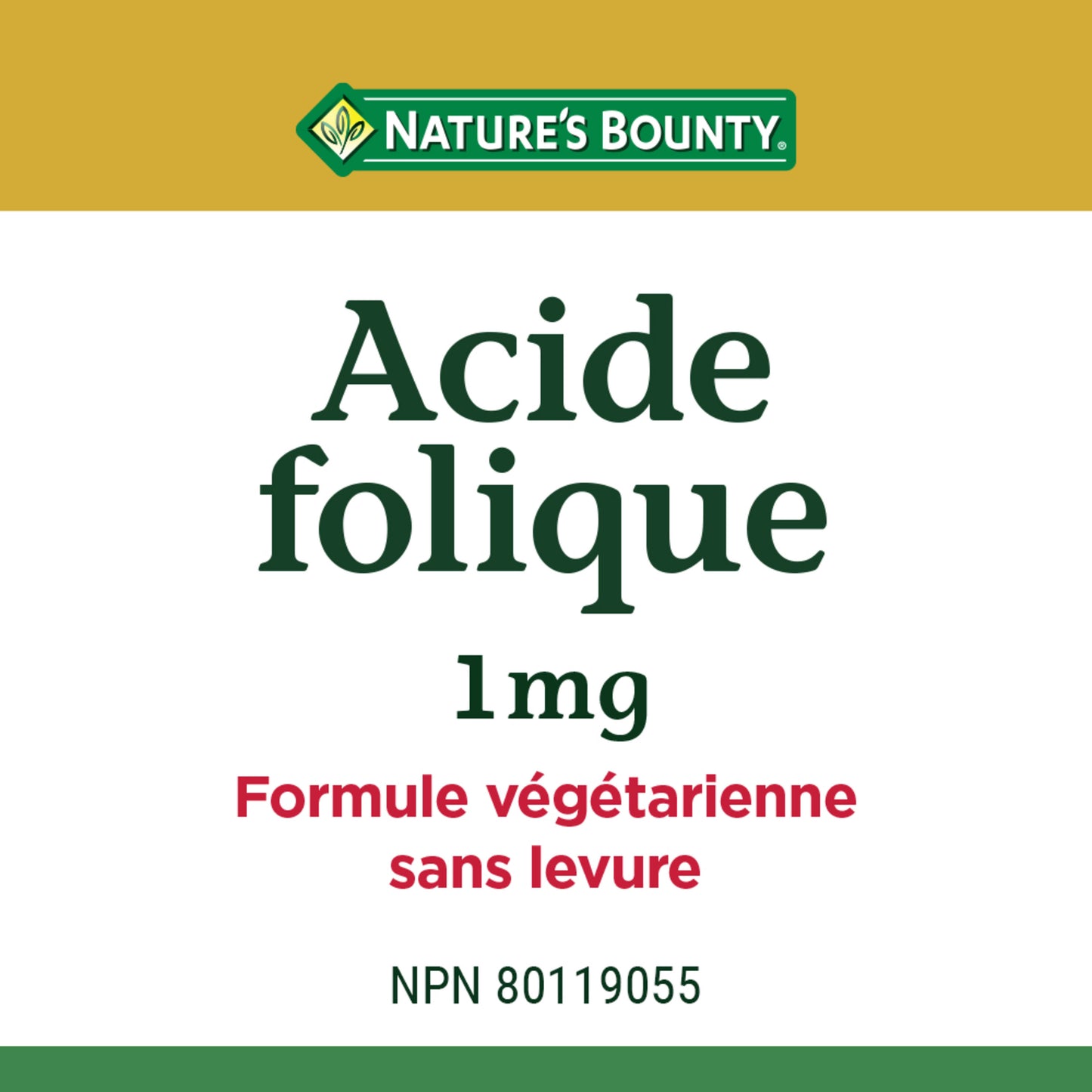 Folic Acid 1 mg, 150 Tablets