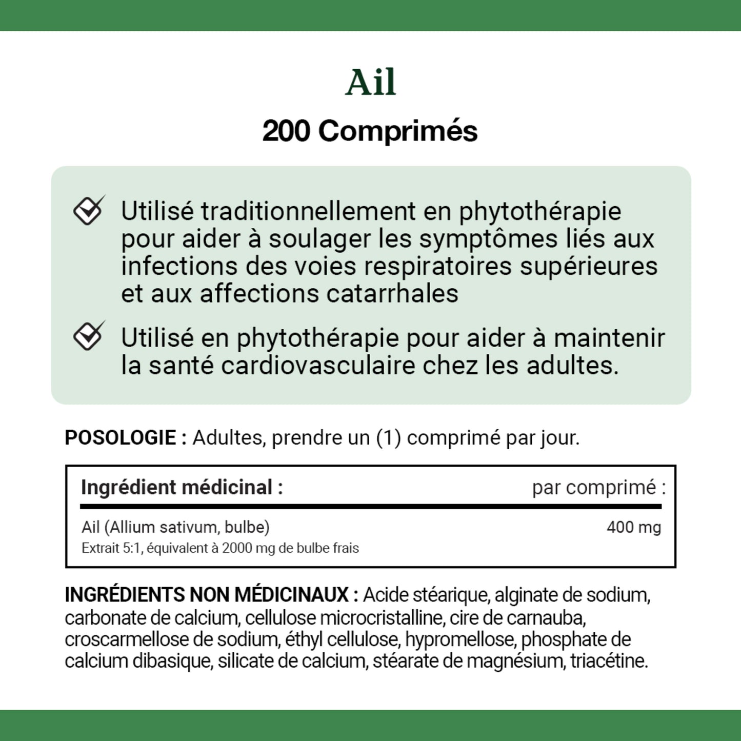 Garlic, 2000 mg, Helps Reduce Blood Lipid Levels