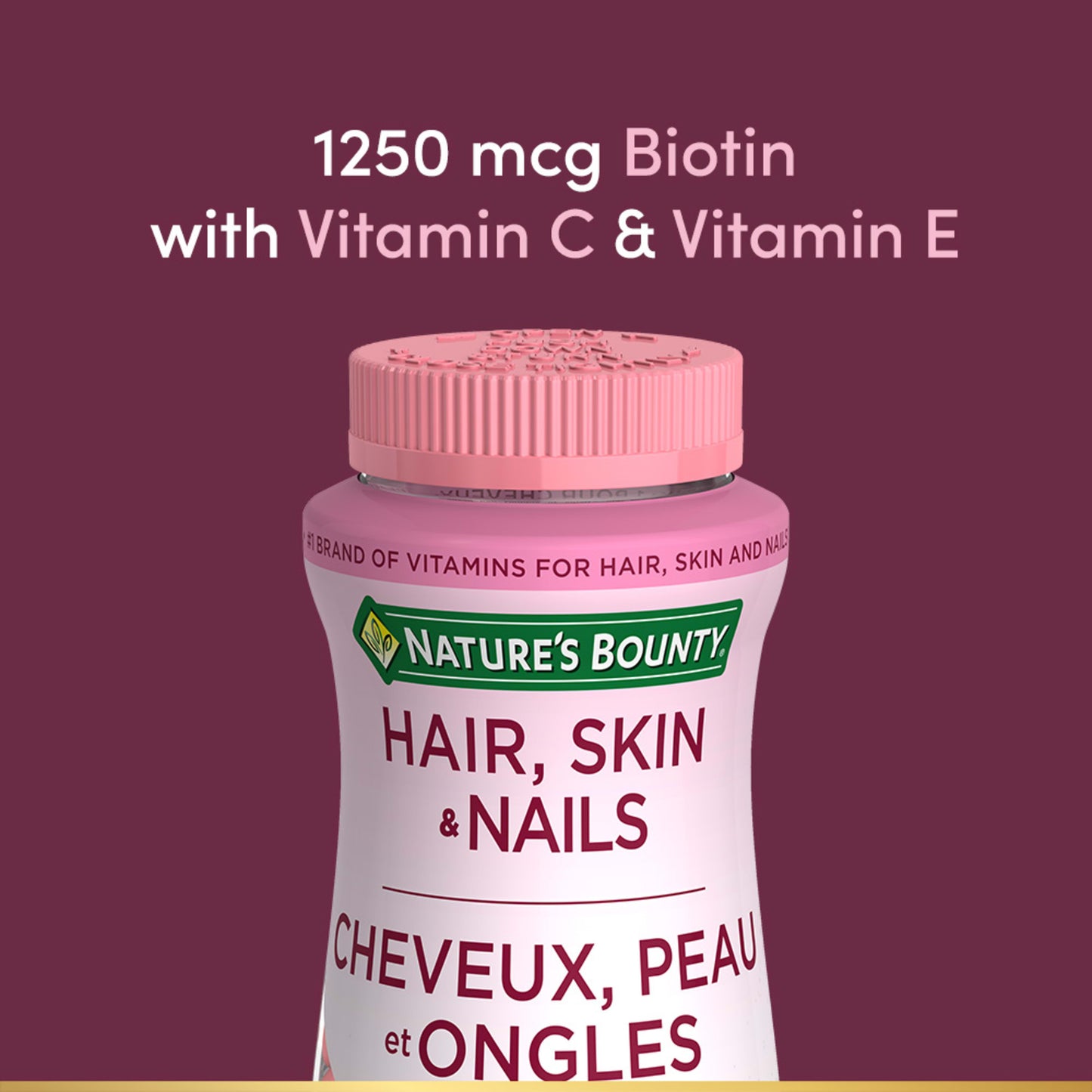 Hair, Skin & Nails, Strawberry Cream Flavour