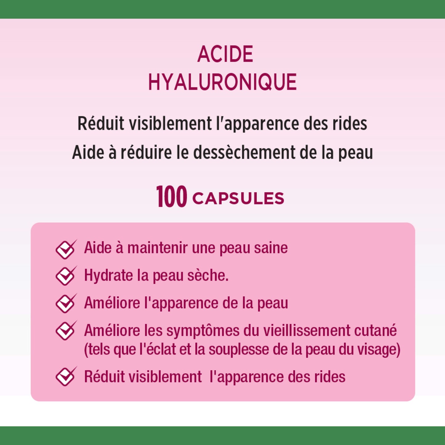 Hyaluronic Acid, Visibly Reduces Wrinkles