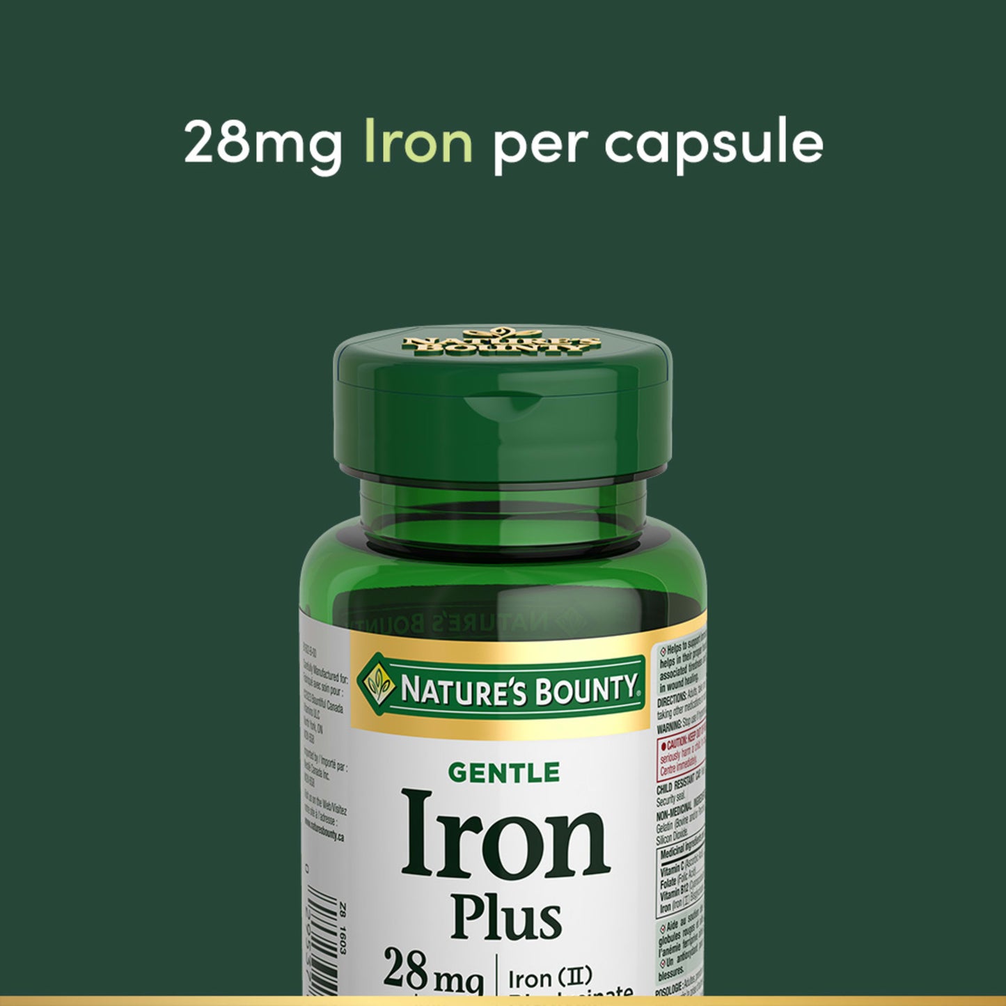 Iron Plus 28 mg, Gentle, Helps Prevent Anemia