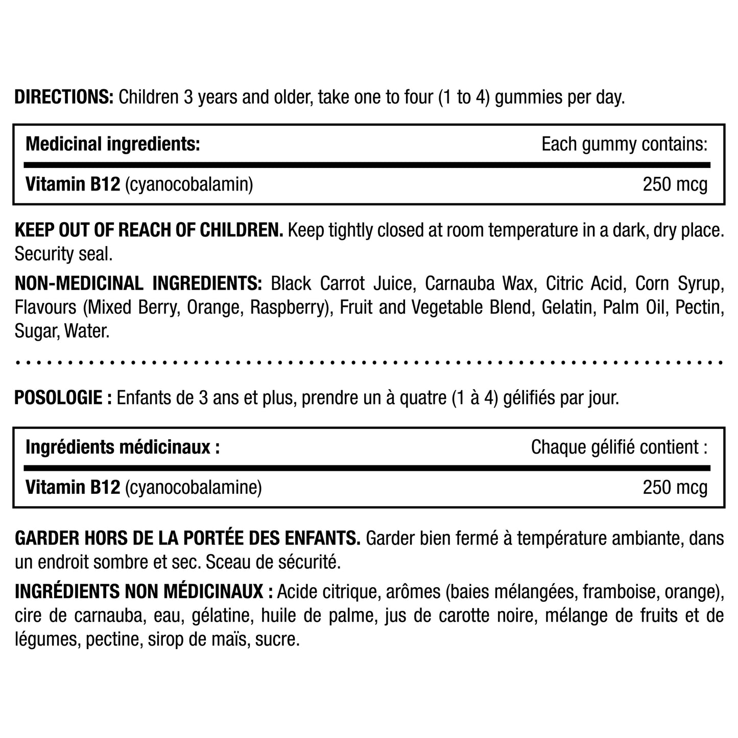 KIDS Daily Grow Well With Vitamin B12