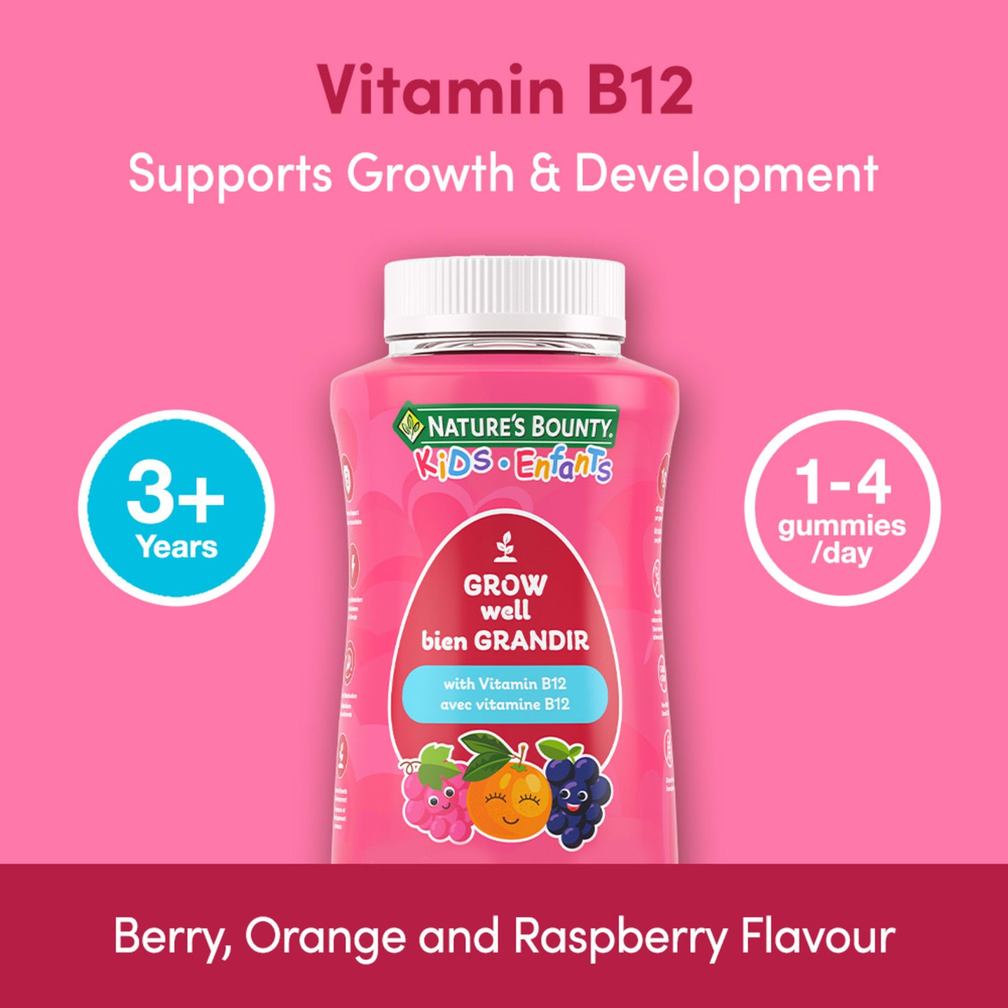 KIDS Daily Grow Well With Vitamin B12