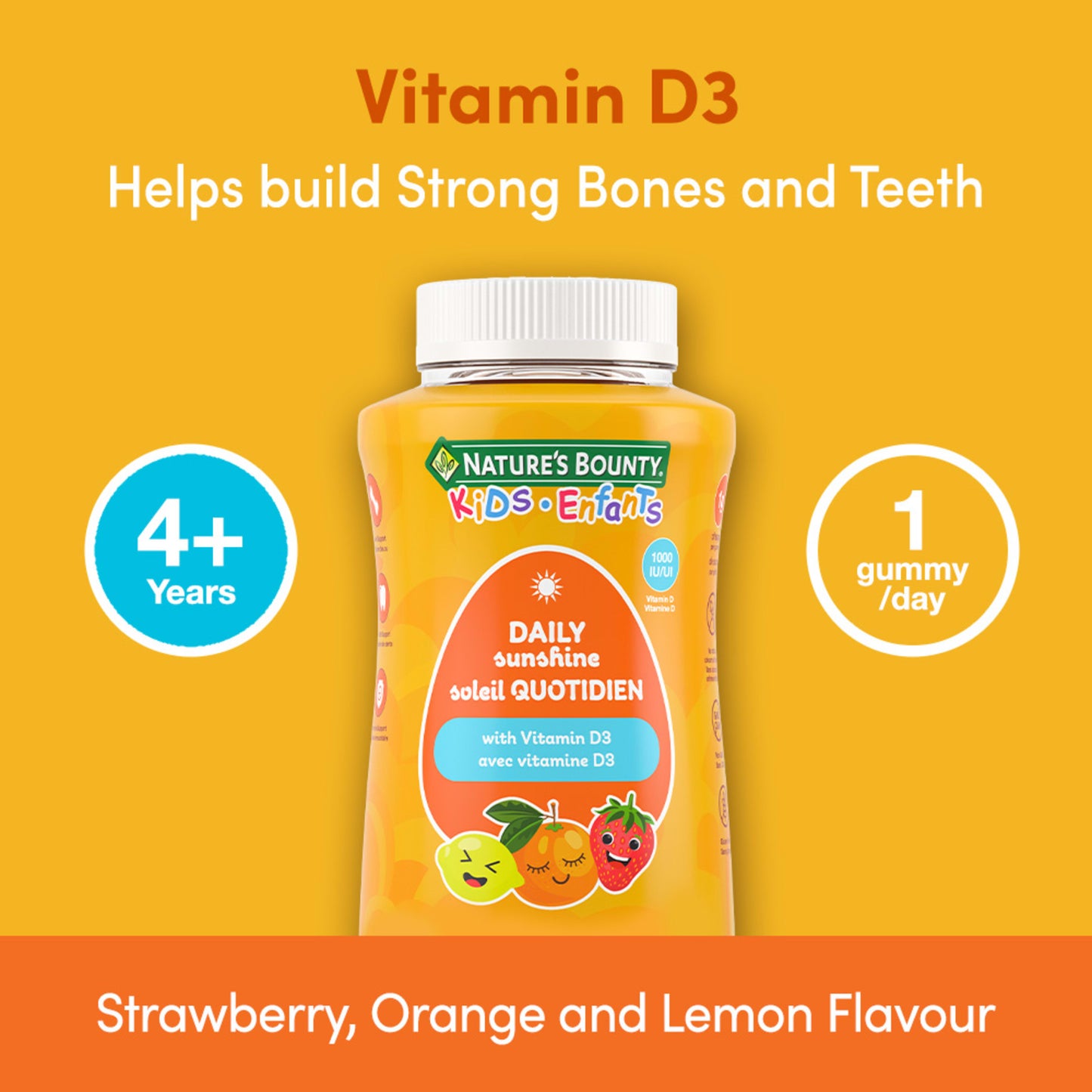 KIDS Daily Sunshine With Vitamin D3