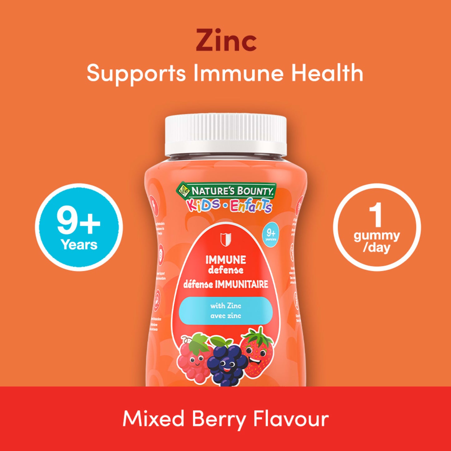 KIDS Immune Defense With Zinc