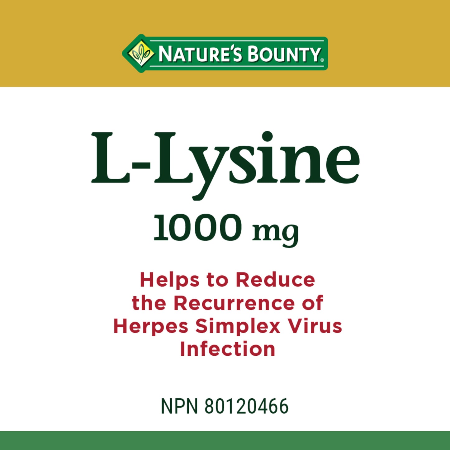 L-Lysine, 1000 mg, 60 Tablets