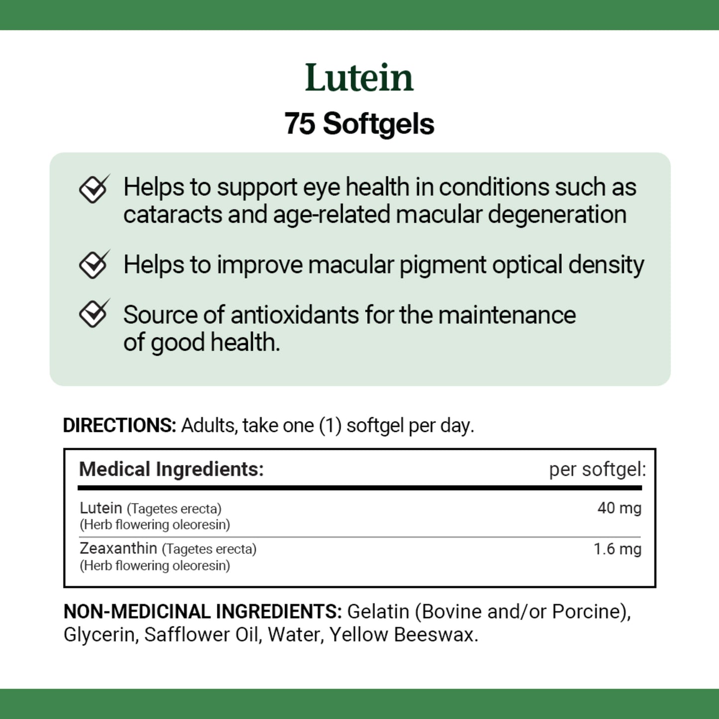 Lutein, Ultra Strength, Supports Eye Health