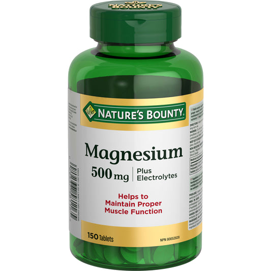 Magnesium Plus Electrolytes, 500 mg, Tablets||EN