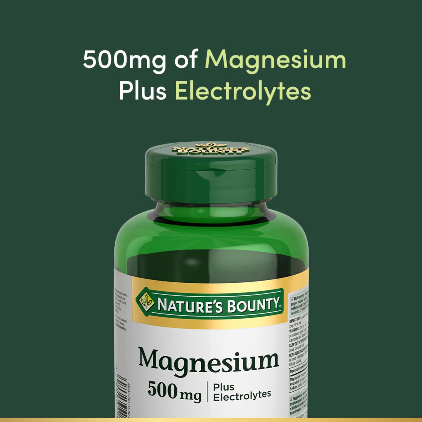 Magnesium Plus Electrolytes, 500 mg, Tablets