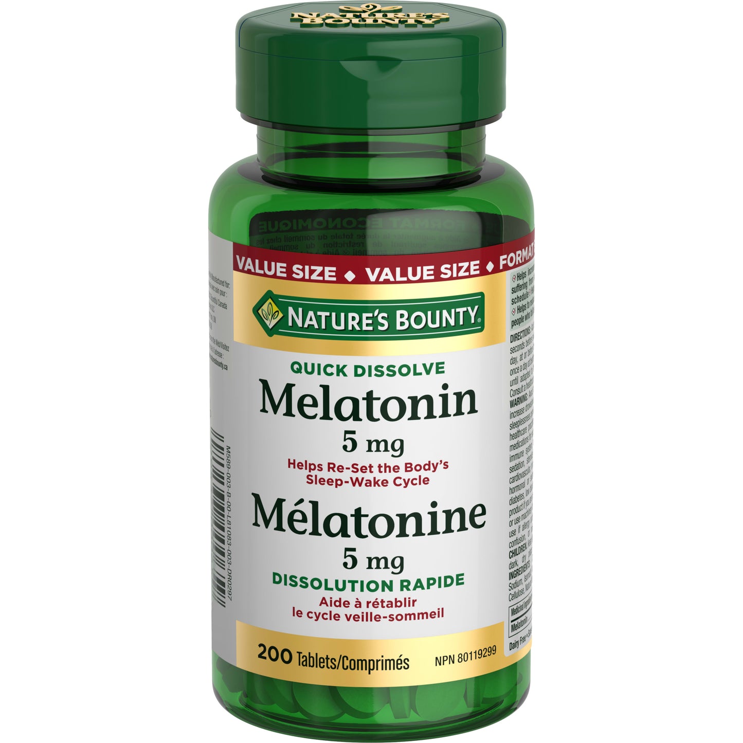 Melatonin, Quick Dissolve, 5 mg, Tablets