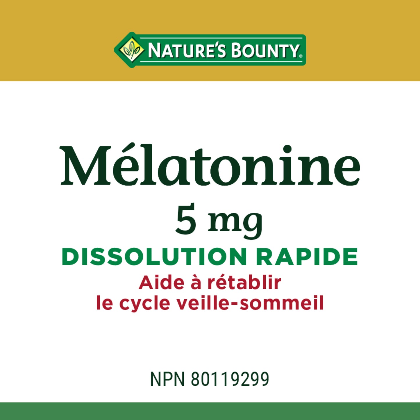 Melatonin, Quick Dissolve, 5 mg, Tablets