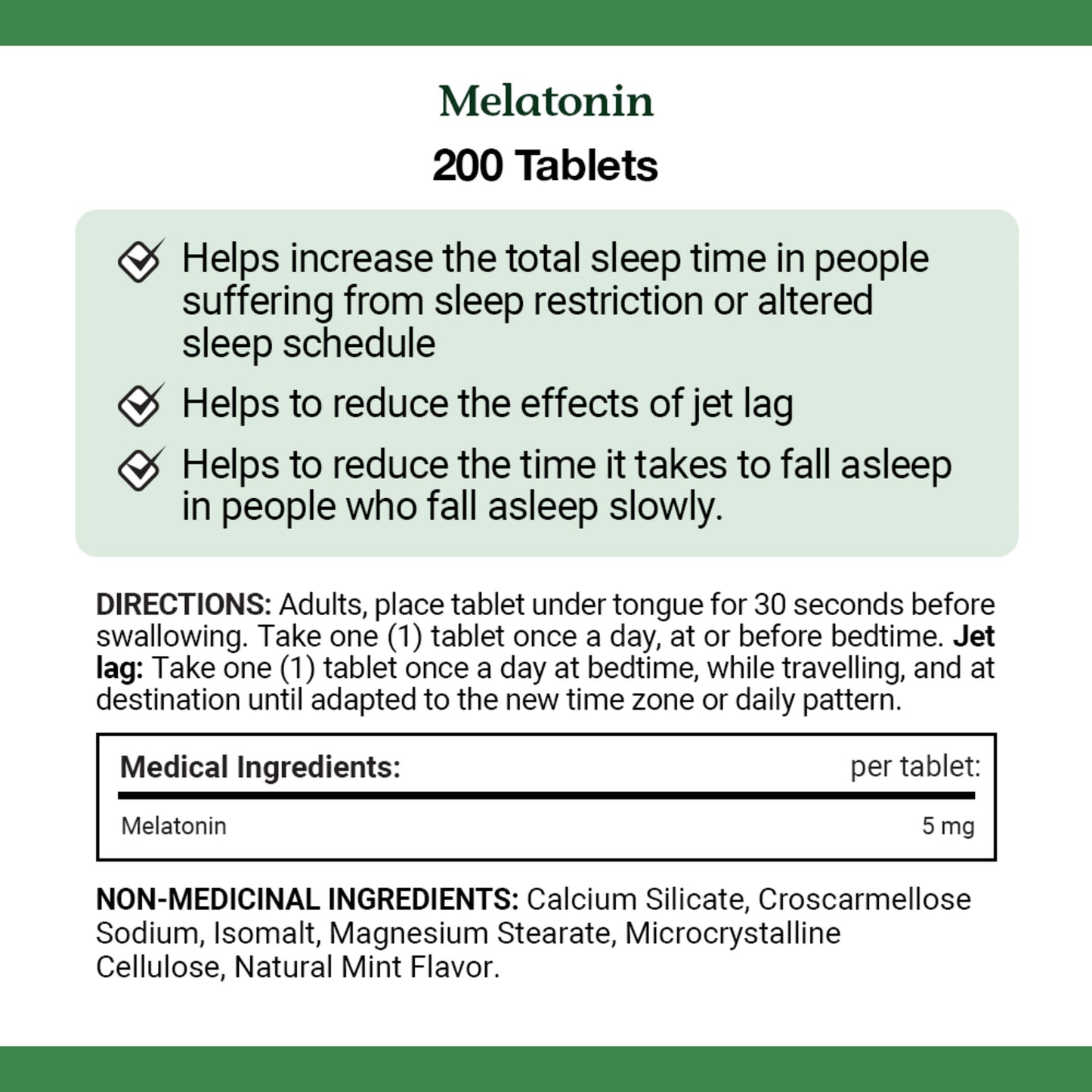 Melatonin, Quick Dissolve, 5 mg, Tablets