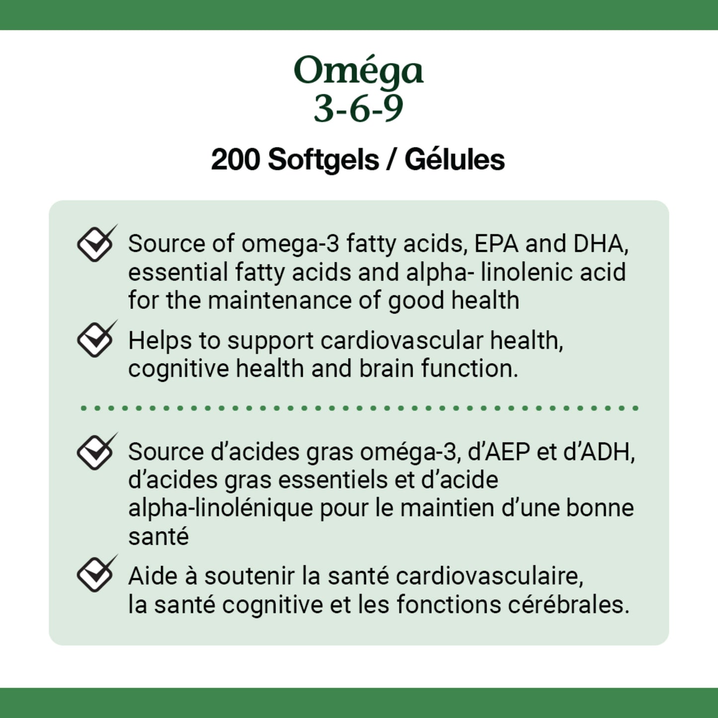 Omega 3-6-9 Fish, Flax & Borage, 1200 mg