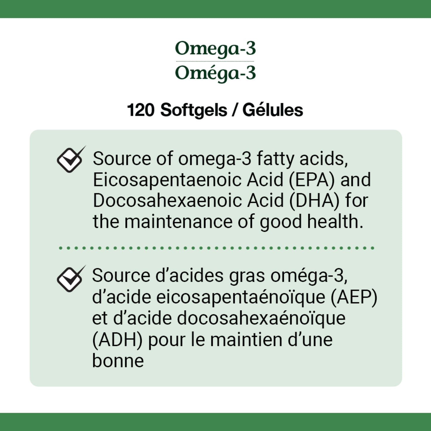 Omega-3 Fish Oil, 1200 mg, Softgels