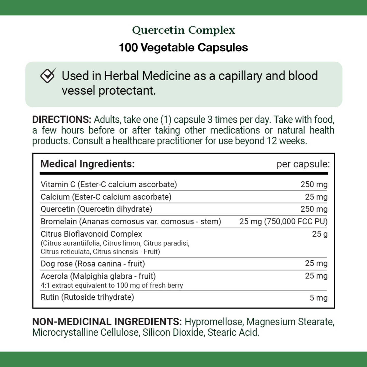 Quercetin Complex, Helps with Immune Function, Capsules