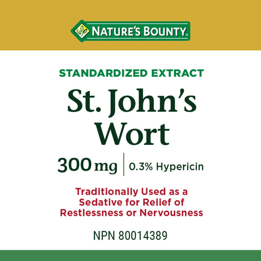 St John's Wort, 300 mg||EN