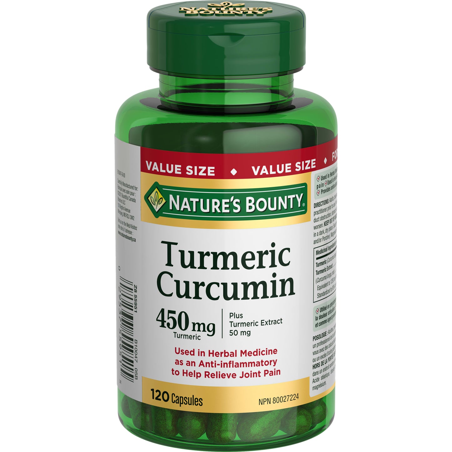 Turmeric Curcumin, 450 mg, Anti-inflammatory