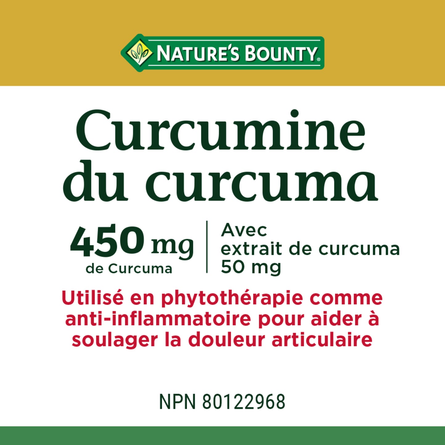 Turmeric Curcumin, 450 mg, Anti-inflammatory