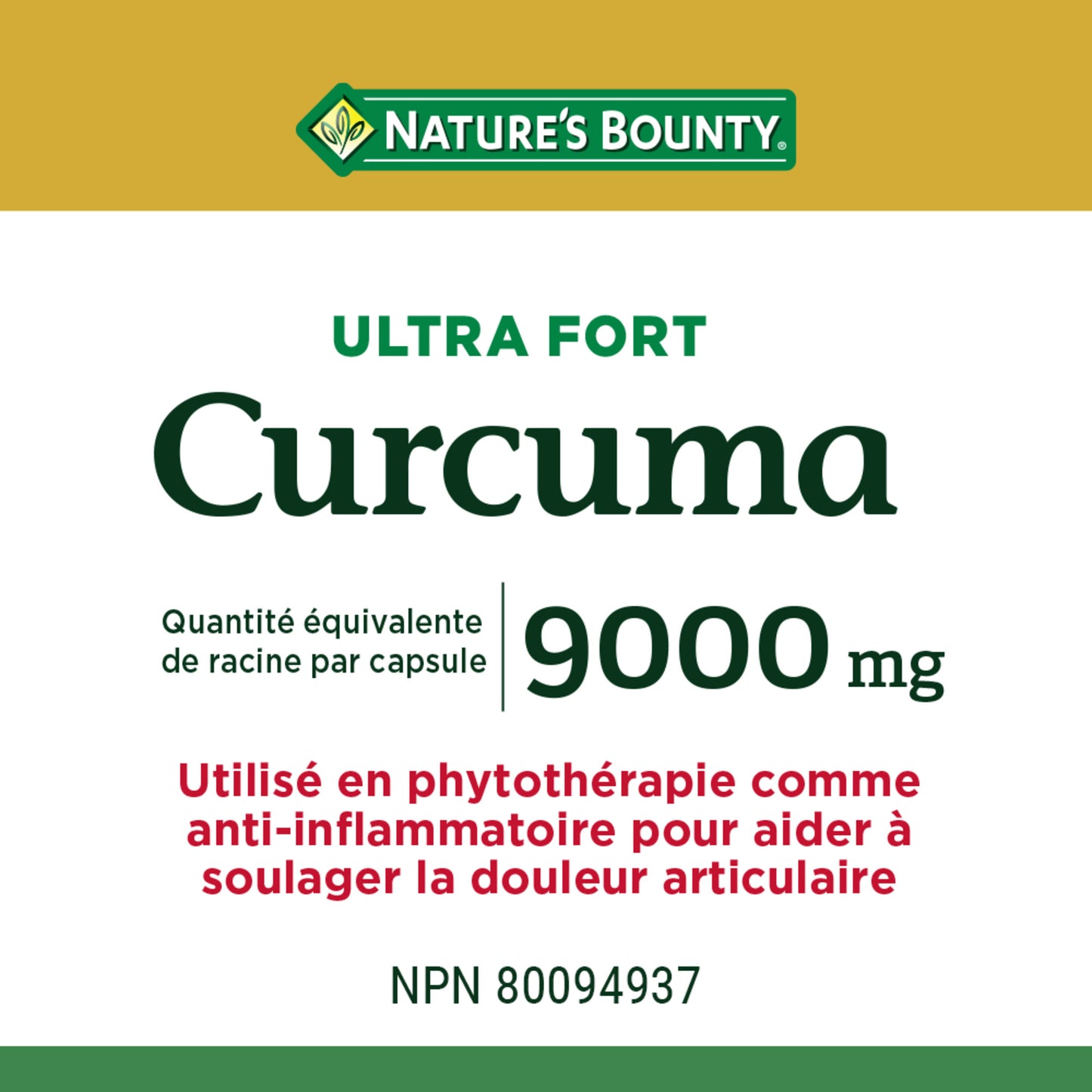 Turmeric, Ultra Strength, 9000 mg, Capsules