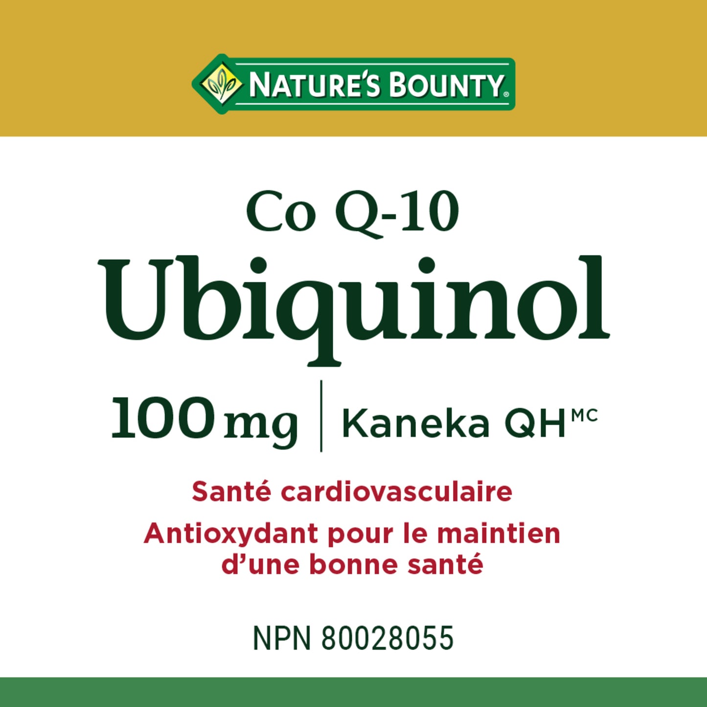 Ubiquinol, Co Q-10, 100 mg, Softgels