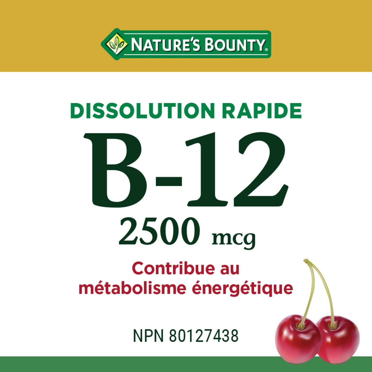 Vitamin B-12, 2500 mcg, 120 Tablets