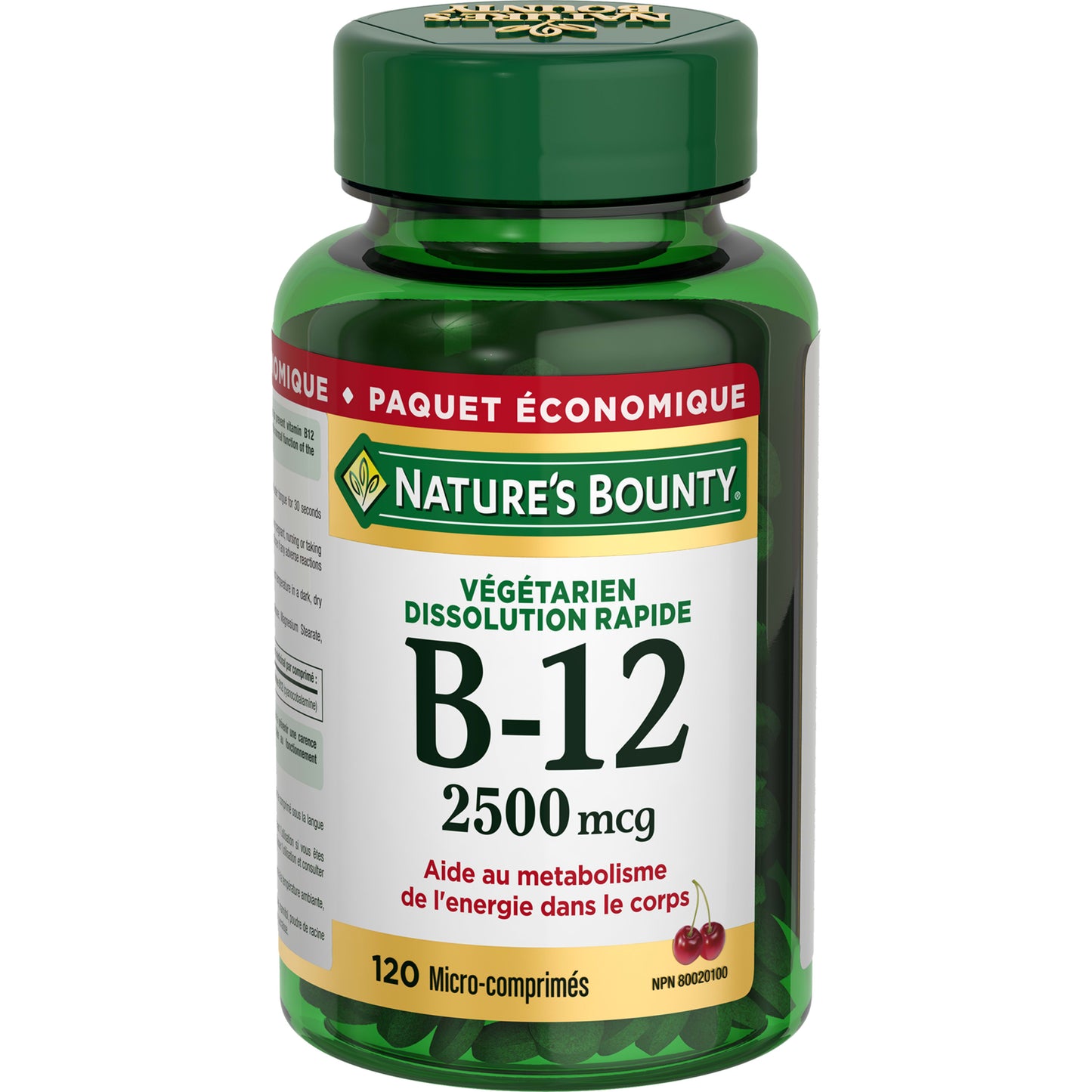 Vitamine B-12, 2 500 mcg, 120 comprimés||FR