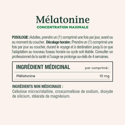 Melatonin, Maximum Strength, 10 mg||FR