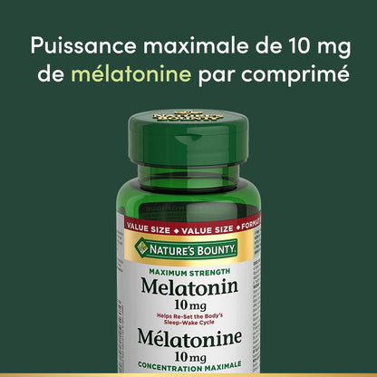 Melatonin, Maximum Strength, 10 mg||FR