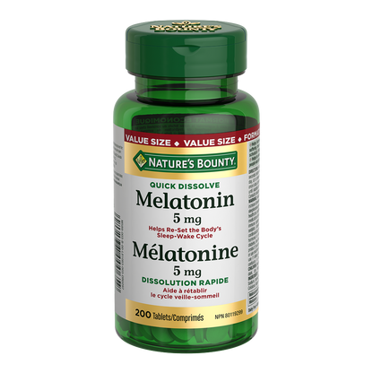 Melatonin, Quick Dissolve, 5 mg