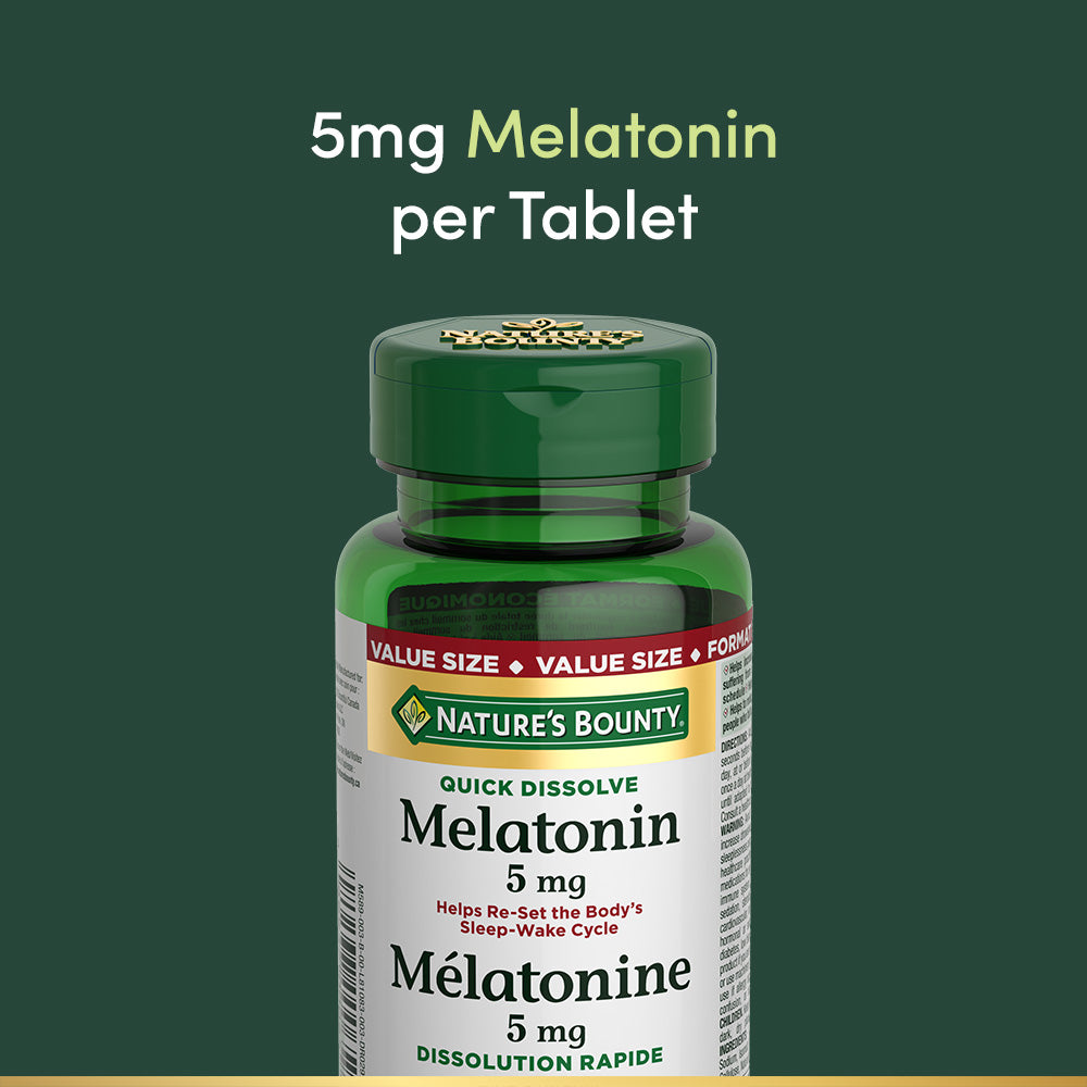 Melatonin, Quick Dissolve, 5 mg||EN
