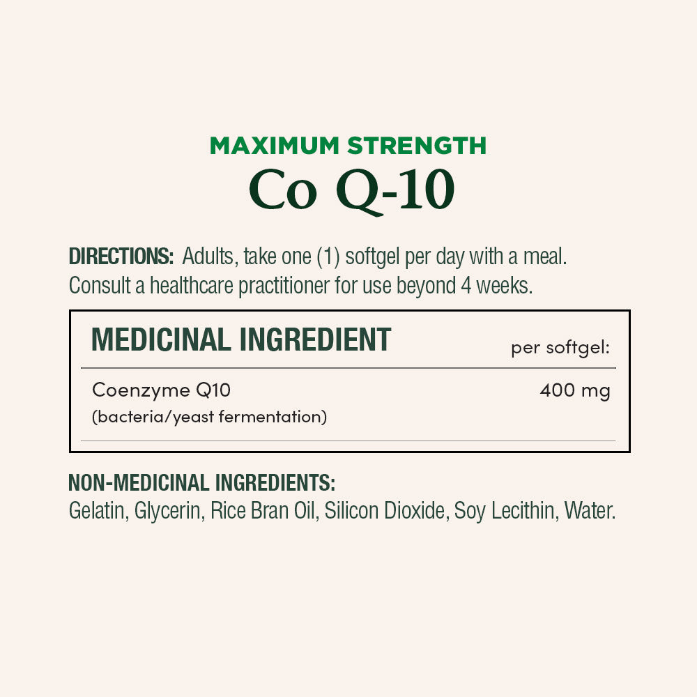 Co Q-10, 400 mg, Maximum Strength||EN