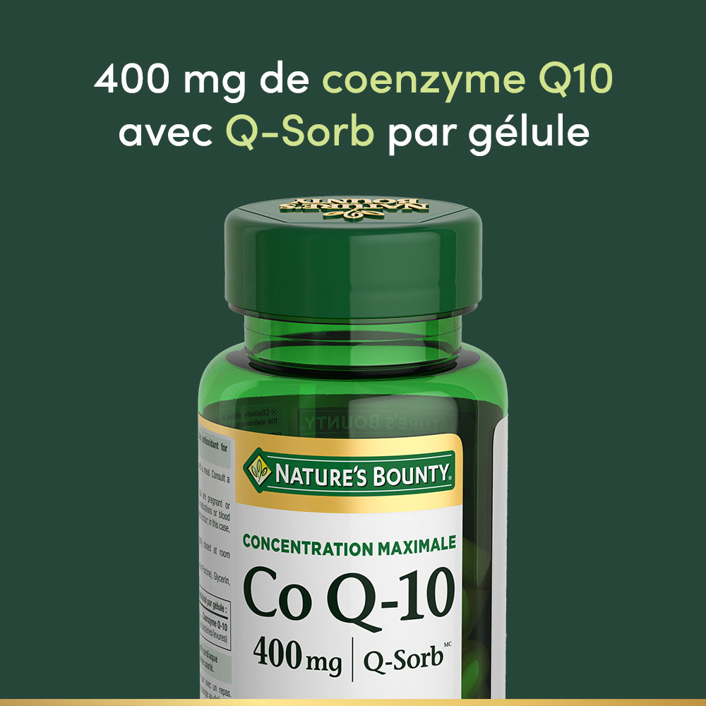 Co Q-10, 400 mg, Puissance maximale||FR