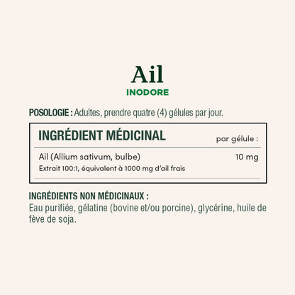 Ail, 1 000 mg, phytothérapie||FR