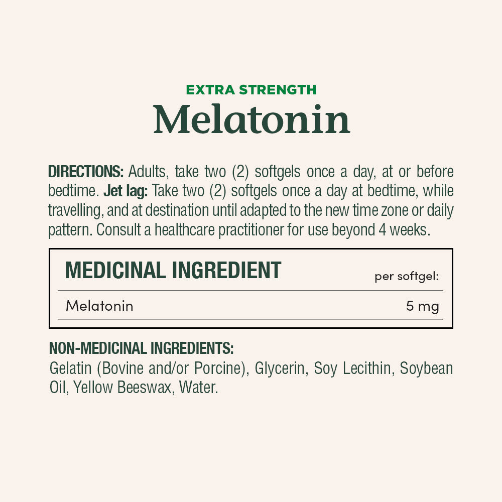 Melatonin, Extra Strength, 5 mg||EN