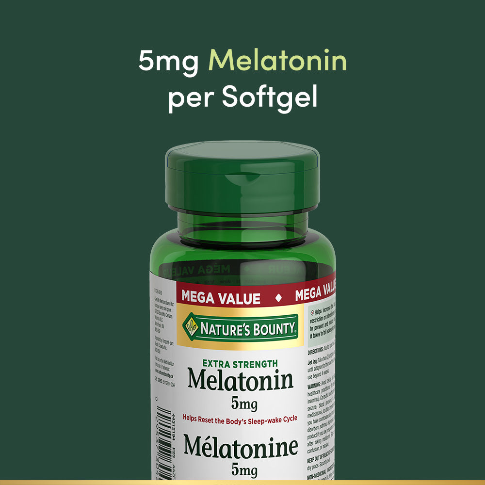 Melatonin, Extra Strength, 5 mg||EN