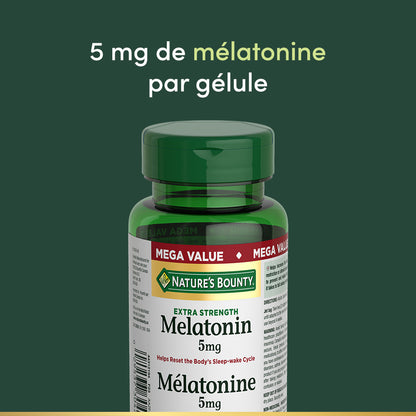 Mélatonine, ultra-fort, 5 mg||FR