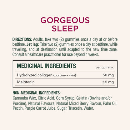 Gorgeous Sleep With Melatonin & Collagen||EN