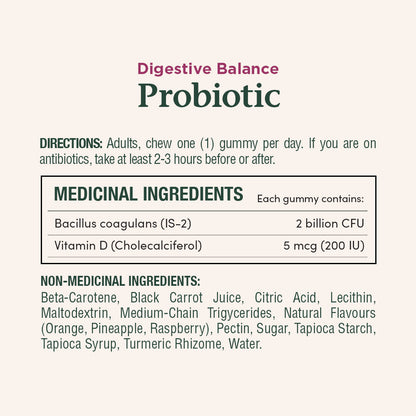Probiotic, 2 Billion CFU||EN