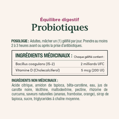 Probiotique, 2 milliards d’UFC||FR
